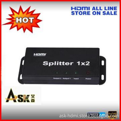 2 way HDMI splitter box with 3D 1.4v